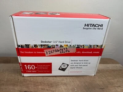Hard Drive Hitachi Deskstar 7K250 160 GB Internal 7200 RPM 3.5" - Image 1 of 4