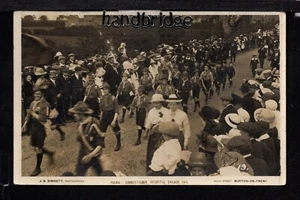 Moira - Desfile Hospital Donisthorpe 1914 - postal fotográfica real - Imagen 1 de 1
