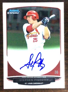 2013 Bowman Chrome Prospect Stephen Piscotty Autogramm #BCP-SP   - Bild 1 von 1
