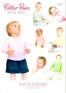 Peter Pan Baby Knitting Book 365 Knit & Crochet - Picture 1 of 1