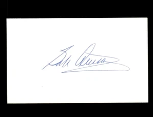 Bob Bobby Allison Autographed Signed 3x5 Index Card Twins JSA Certified - Picture 1 of 3