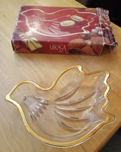 Mikasa Sweet Dish Golden Dove NIB 6.5 inches long - Picture 1 of 1