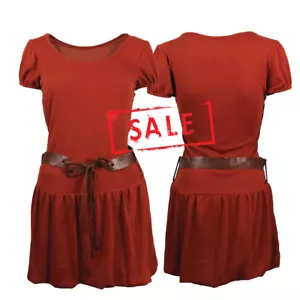 AMAVISSE UK - (PREZZO CONSIGLIATO £15) Camicia blusa lunga moda donna pezzo unico con cintura - Foto 1 di 3