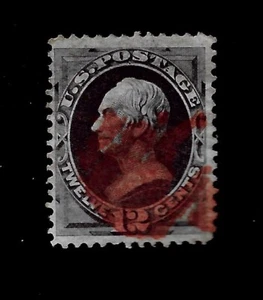 US 1870 12 c Sc# 151 Clay - Used - Red Cancel -Centered - Picture 1 of 1