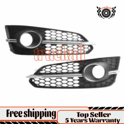 Un par de parachoques delantero nuevo rejilla de panal con orificio de acceso para Audi S8 S-LINE Foto 1 de 4