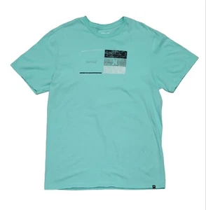 Hurley Everyday Wash T Shirt L Color Turquoise - Slightly Worn Logo - Picture 1 of 8