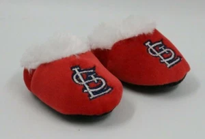 Forever MLB St. Louis Cardinals Baby Unisex Red Slippers Booties Sz 0-3 Mo NWOT - Picture 1 of 6