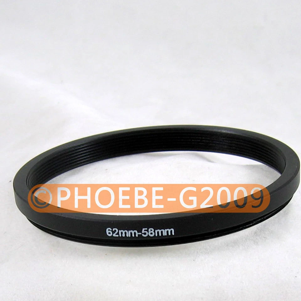 62mm-58mm 62-58 Step Down Filter Ring Stepping Adapter - Image 1 of 1