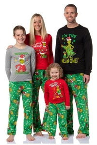 Dr. Seuss GRINCH Boys' Dear Santa, I Can Explain Kids Sleep Set, XS 6 - Picture 1 of 4