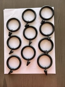 Pottery Barn Metal Curtain Clip Rings - Set of 10.  - Picture 1 of 1