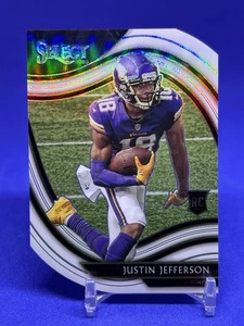 Justin Jefferson 2020 Panini Select Field Level White Die Cut #361 Rookie (RC) - Bild 1 von 2