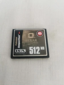 Lexar Media 512 MB CompactFlash Pro - 40x Speed - VGC  - Picture 1 of 3