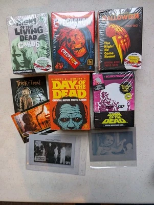 Lot Of 5 Fright- Rags Trading Cards Base Sets Including Printing Plates - Image 1 of 4