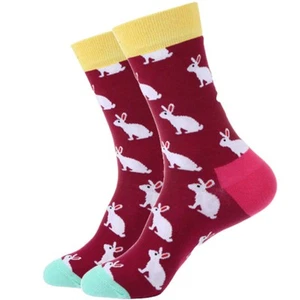 Bunny Rabbit Socks from the Sock Panda (Adult Medium - Women's Shoe Sizes 5-10) - Picture 1 of 3