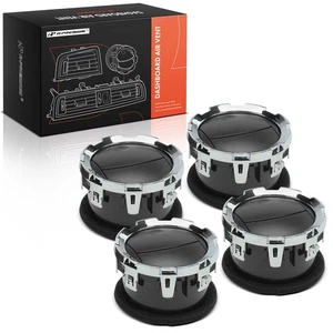 A-Premium 4x Dash AC Heater Air Vent Black & Chrome for Ford F-250 Super Duty - Picture 1 of 10