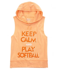 Justice Girls Keep Calm Softball Embellished T-Shirt, 661, Little Kids (4-7), 5 - Picture 1 of 1