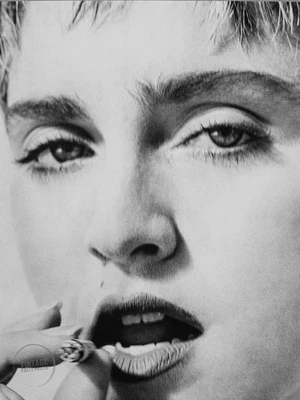 Foto artística de colección Herb Ritts impresión Madonna de la ciudad de Nueva York fotograbado 1986 mate 16x20 Foto 1 de 2