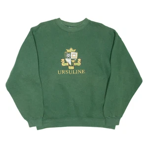 LEE Ursuline High School Boys Sweatshirt Green M - Picture 1 of 6