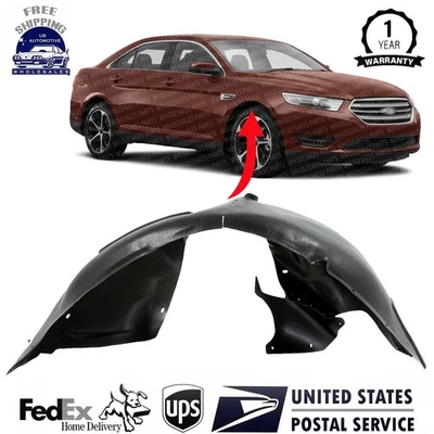 Front Fender Liner / Splash Shield Passenger Side RH For 2010-2017 Ford Taurus Foto 1 de 4