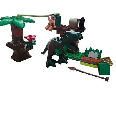 LEGO DUPLO Dino Trap Set 5597 Dinosaur Caveman Juego 2008 Casi Completo Foto 1 de 4