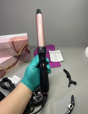 Hair Curling Iron Wand Tongs 32mm Detachable Long Ceramic Barrel Travel Curler - Image 1 of 4