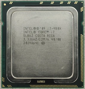Intel Core i7-980X Extreme Edition SLBUZ Six Core 3.33 GHz Socket B LGA1366 CPU - Picture 1 of 2