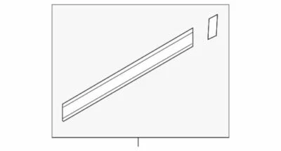 原始设备制造商全新 12-13 福特林肯 F150 Mark LT DOHC 条纹胶带 CL3Z-18255A37-AA — 第 1/2 张图片