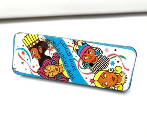 VINTAGE TIN GROGGER NOISEMAKER PURIM MORDECAE MORDECAI QUEEN ESTHER JUDACIA - Imagen 1 de 12