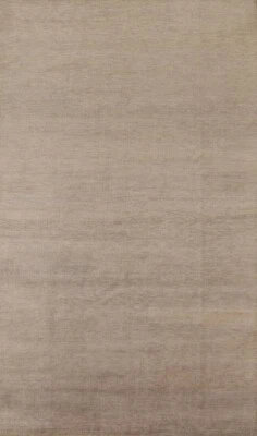 Solid Modern Gabbeh Oriental Area Rug Home Decor Hand-knotted Wool Carpet 6'x10' - Image 1 of 4