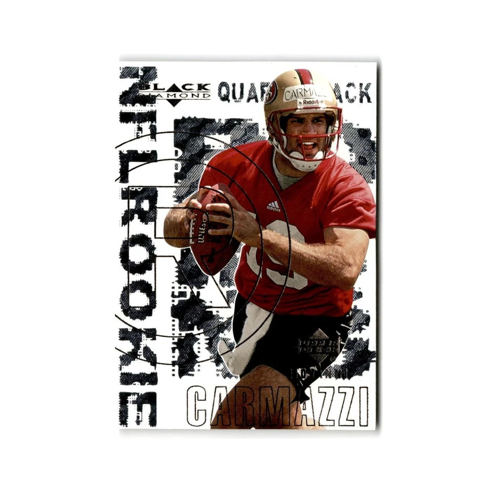 Giovanni Carmazzi Rookie 2000 Upper Deck Black Diamond #129 49ers NM - Image 1 of 3