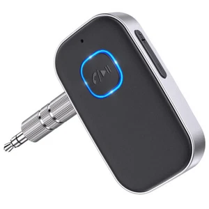 USB Wireless Bluetooth 5.0 Transmitter Receiver 3.5mm 2in1 Audio Adapter Aux Car - Picture 1 of 12