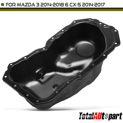 Engine Oil Pan with Drain Plug for Mazda 3 3 Sport 2014-2018 6 CX-5 6 L4 2.5L - Image 1 of 4