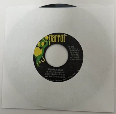 Bobby Boris Pickett MONSTER MASH (45 HORROR ROCK REISSUE) #348 PLAYS VG+ - Image 1 of 4