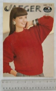 1985 Jaeger 5361 textured sweater, DK - Picture 1 of 1