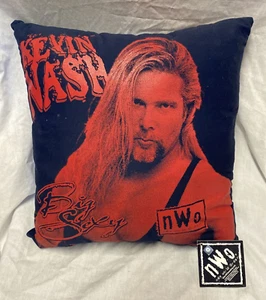 NEW 1999 NWO Kevin Nash Red Large Throw Pillow 15x15 WCW BIG SEXY Unused - Picture 1 of 5