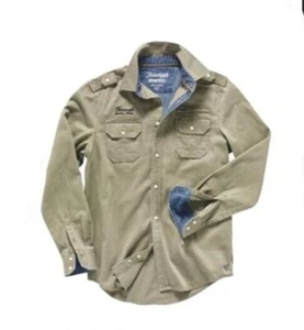 Triumph Motorcycles Hemd Lang Khaki WRK Shirt - Bild 1 von 1