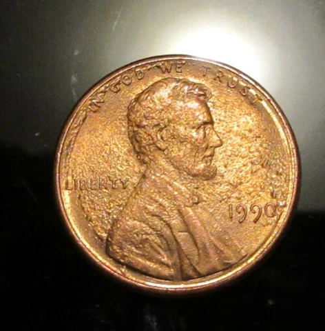 1990 Penny Blistering Error Cover