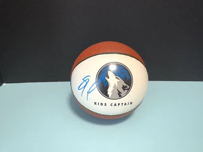 Minnesota Timberwolves Sam Cassell NBA Signed Autograph Mini Basketball - Image 1 of 4