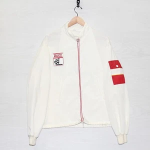Chaqueta De Colección Winston Racing Series Pit Crew Talla Grande Blanca NASCAR - Imagen 1 de 4