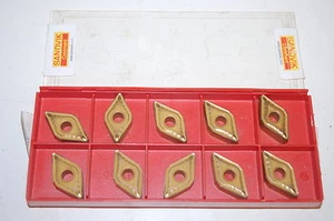 (10) NIB Sandvik Coromant DNMG 443-QM 4005 Carbide Inserts DNMG 15 06 12-QM 4005 - Picture 1 of 3
