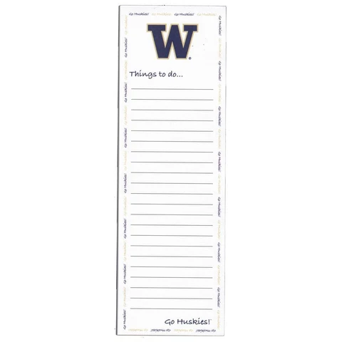 Washington Huskies Magnetic To Do List Pad Cover