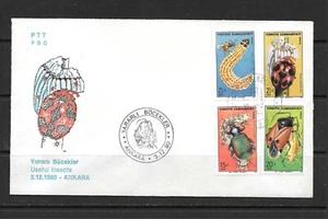 Turkey 1980 Useful Insects Very Good Super FDC - Picture 1 of 2