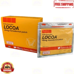 1 X Locoa Transdermal Patch 40mg For Osteoarthritis Joint Pain Relief -7 Patches