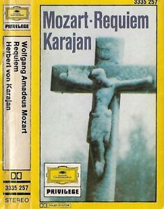 Mozart Karajan Requiem CASSETTE ALBUM