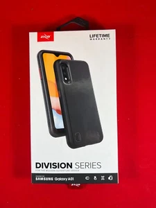 SAMSUNG GALAXY A01 DIVISION SERIES RUGGED PROTECTOR CASE (Smoke) - Picture 1 of 2