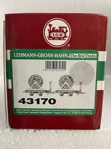 LGB 43170 FRR FIELD RAILROAD TELE CABLE REEL CAR SET OF 2 NEW - Picture 1 of 3