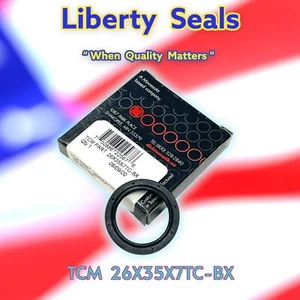 TCM 26X35X7TC-BX NBR/Kohlenstoffstahl Öldichtung, Typ TC VON LIBERTY SEAL 75021479 - Bild 1 von 6