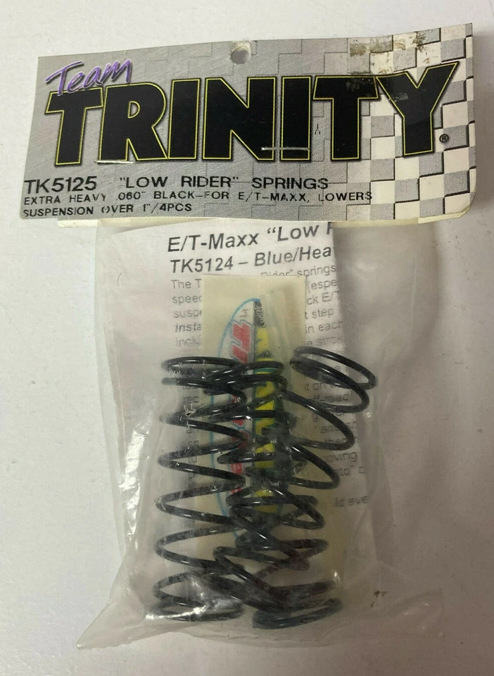 TRINITY Low Rider 3 Springs Only TK5125 Extra Heavy .060" E/T-Maxx 5125 RC Part - Image 1 of 1