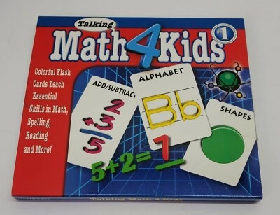Talking Math For Kids Computer PC CD Rom Disc Learning Education Cosmi 2004 rare - Image 1 of 4
