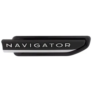 NEW OEM 22-24 Lincoln Navigator RH Passenger Side Fender Emblem Starlight Gray - Picture 1 of 6